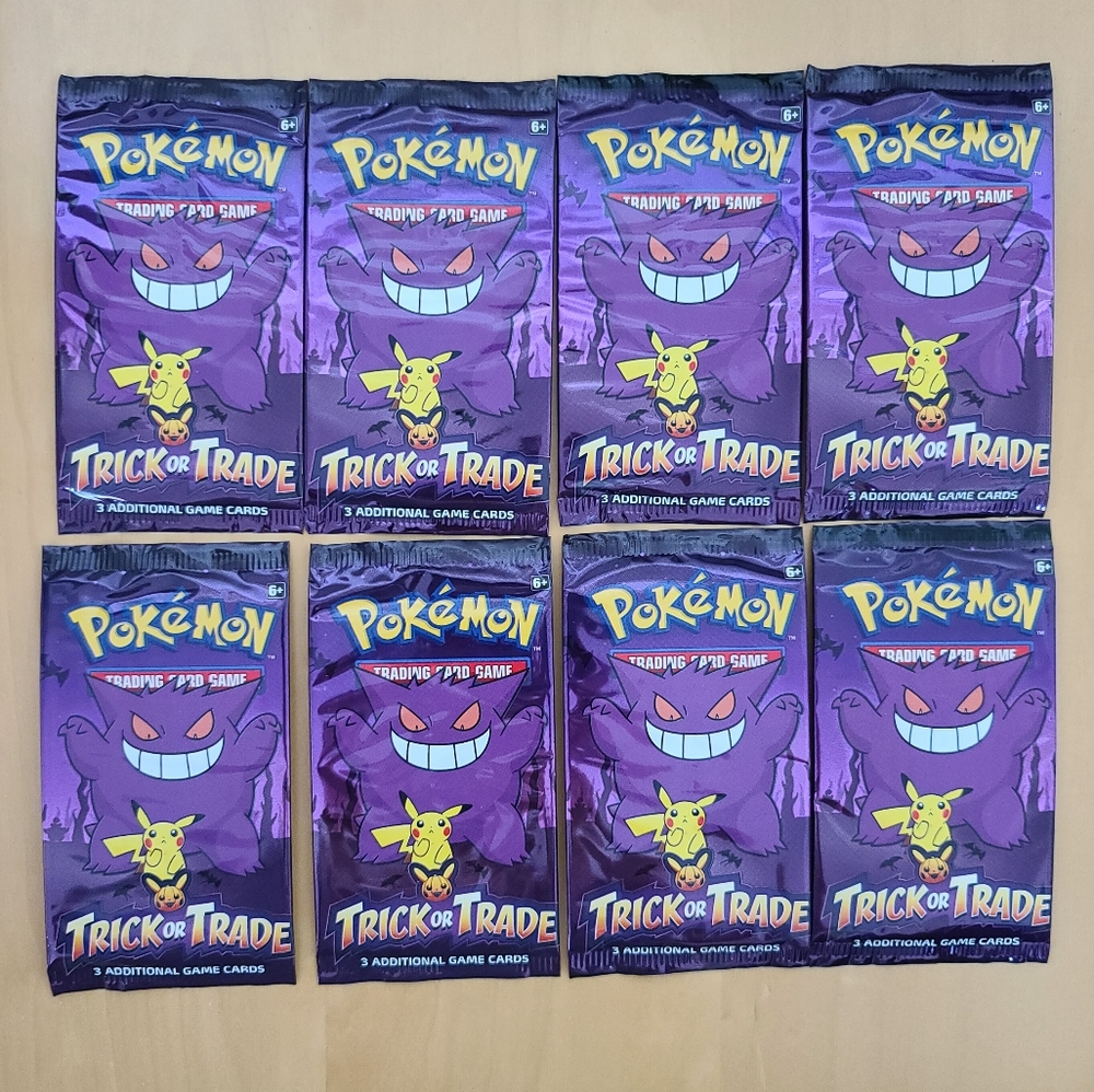 Pokémon Trick or Trade BOOster Packs X 8